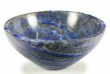 Polished Lapis Lazuli Bowl - Pakistan #297631-1